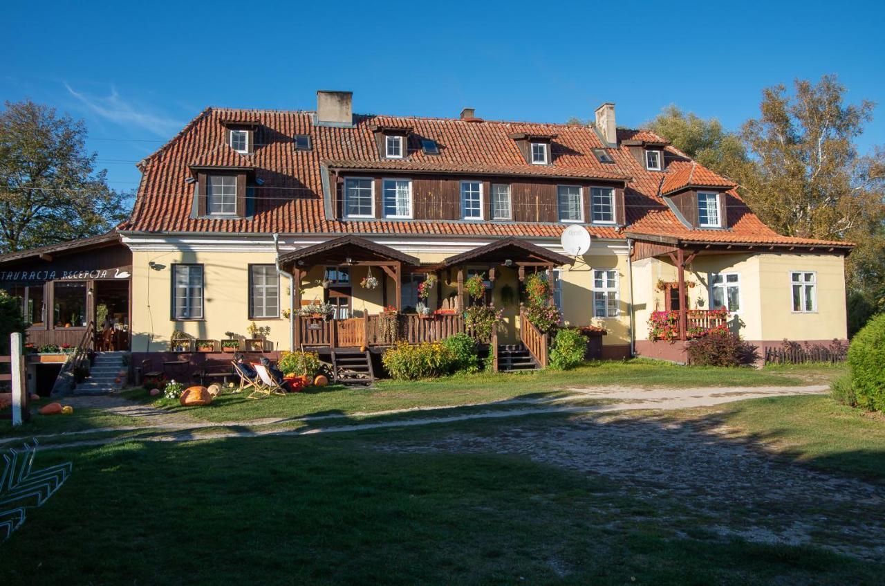 Folwark Luknajno Nad Jeziorem Sniardwy Gospoda Dziedzictwo Kulinarne Warmia-Mazury Mikołajki Ngoại thất bức ảnh