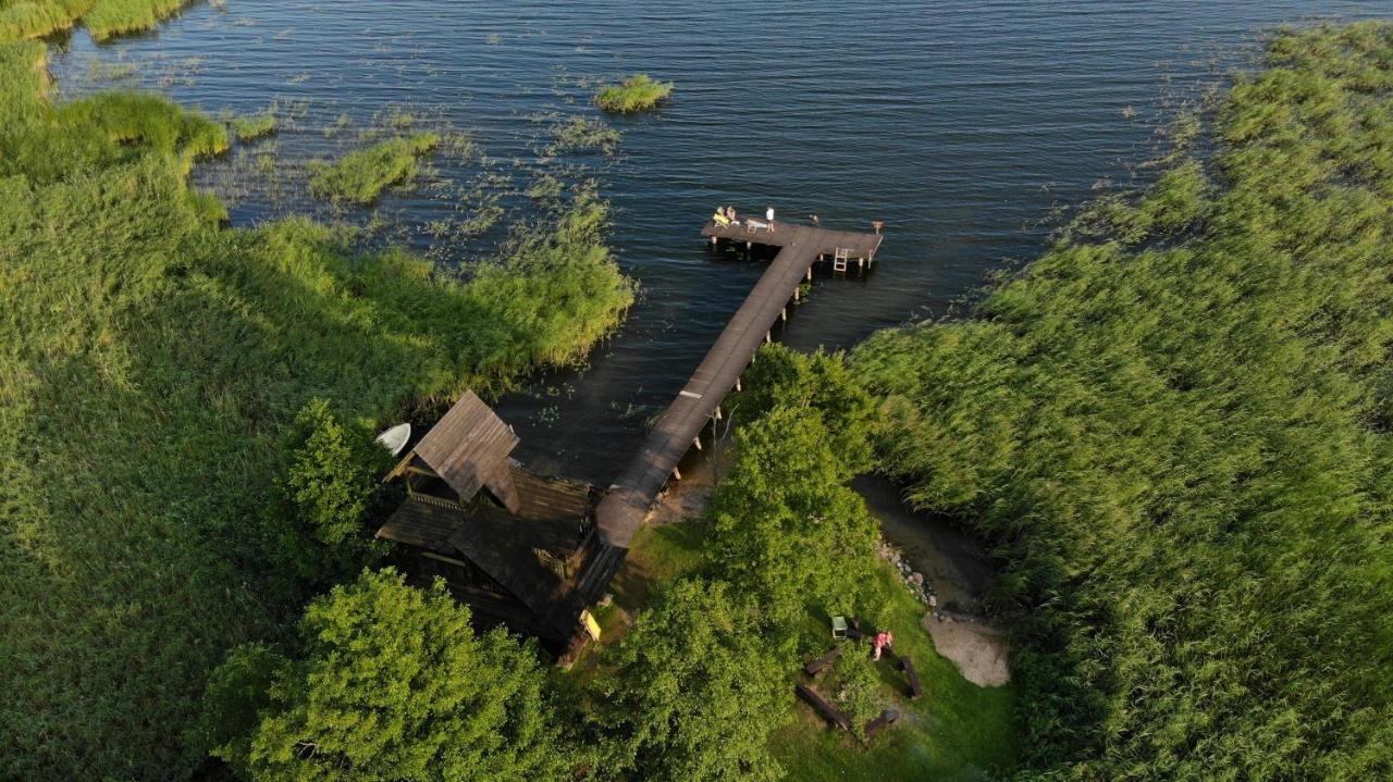 Folwark Luknajno Nad Jeziorem Sniardwy Gospoda Dziedzictwo Kulinarne Warmia-Mazury Mikołajki Ngoại thất bức ảnh